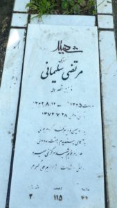 عکس مزار شهید مرتضی سلیمانی فرزند نصراله
