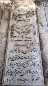 عکس مزار شهید مرتضی فهیم نیا فرزند قاسم