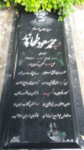 عکس مزار شهید مسعود طحان پور فرزند بمان علی