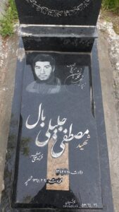 عکس مزار شهید مصطفی جلیلی بال فرزند علی اصغر