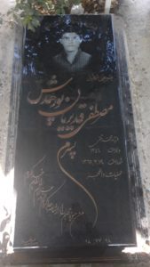 عکس مزار شهید مصطفی قدیریان پورهدشی فرزند محمدتقی