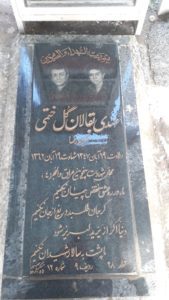عکس مزار شهید مهدی بقالان گل ختمی فرزند رضا