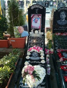 عکس مزار شهید مهران عبدالمناف فرزند قدمعلی