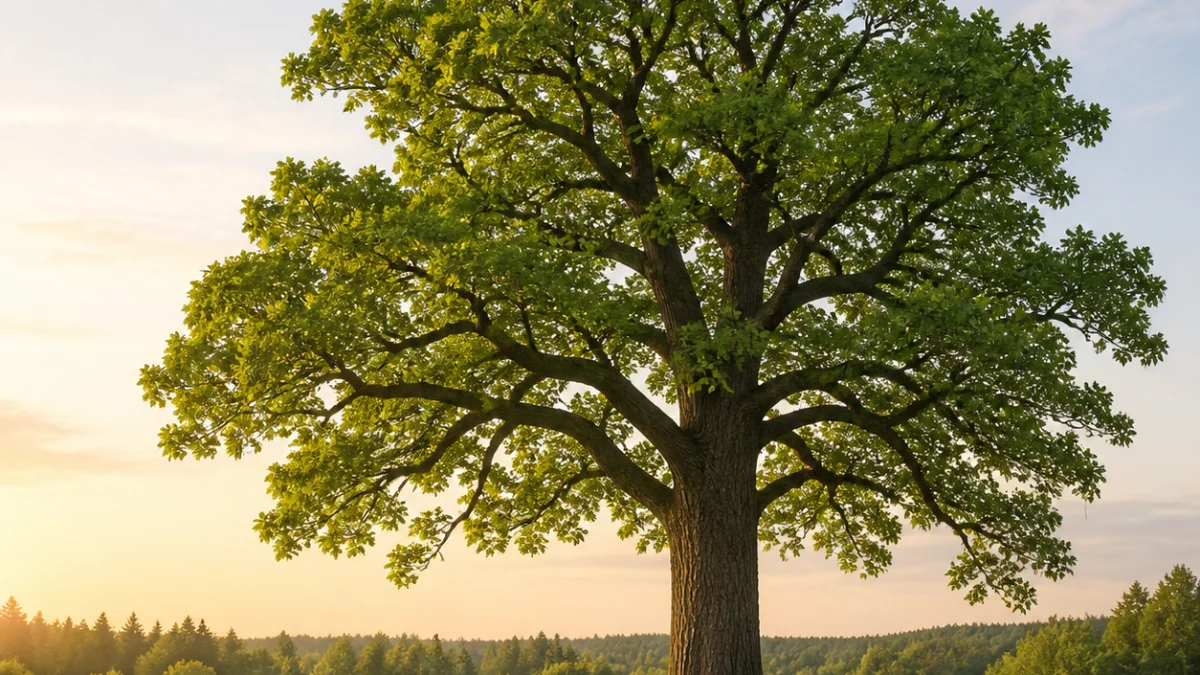 درخت بالغ در طبیعت برای فال درخت بر اساس تاریخ تولد